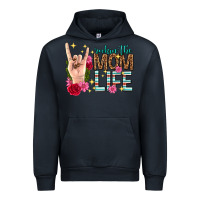 Navy rockin the mom life mothers day Urban Hoodie - texasbilliewilder