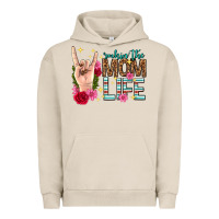 Pigment French Oak rockin the mom life mothers day Urban Hoodie - texasbilliewilder