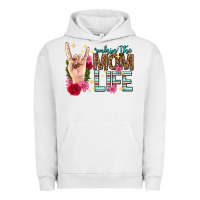 Pigment Lunar Rock rockin the mom life mothers day Urban Hoodie - texasbilliewilder