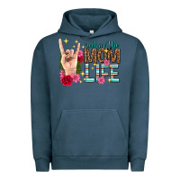 Pigment Midnight Navy rockin the mom life mothers day Urban Hoodie - texasbilliewilder