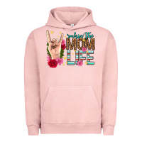 Pigment Salmon rockin the mom life mothers day Urban Hoodie - texasbilliewilder