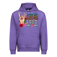 Tulip rockin the mom life mothers day Urban Hoodie - texasbilliewilder