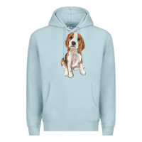 Blue Mist beagle Premium Hoodie - RanaPortraitStore