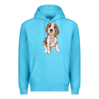 Ocean Blue beagle Premium Hoodie - RanaPortraitStore