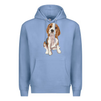 Colony Blue beagle Premium Hoodie - RanaPortraitStore