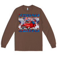 Chestnut american truck 4th of july tumbler Long Sleeve Tee - BarkalooDesign