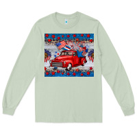 Matcha american truck 4th of july tumbler Long Sleeve Tee - BarkalooDesign