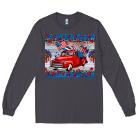 Smoke american truck 4th of july tumbler Long Sleeve Tee - BarkalooDesign