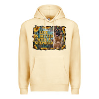 Pina Colada life is better with a shepperd Premium Hoodie - RanaPortraitStore