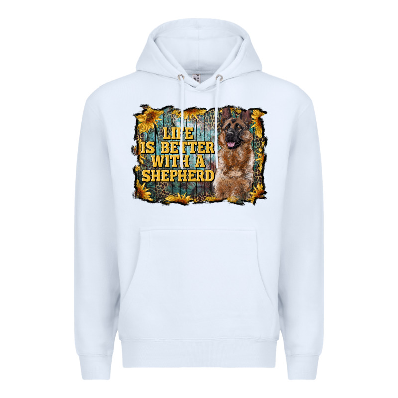 Life Is Better With A Shepperd Premium Hoodie by RanaPortraitStore | Teevron