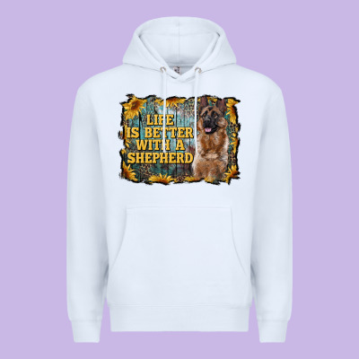 Life Is Better With A Shepperd Premium Hoodie Designed By Ranaportraitstore