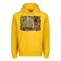 Lemon life is better with a shepperd Premium Hoodie - RanaPortraitStore