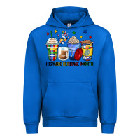 Cobalt hispanic heritage month coffee cups Urban Hoodie - Zillion Design Studio