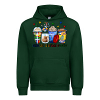 Forest Green hispanic heritage month coffee cups Urban Hoodie - Zillion Design Studio