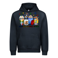 Navy hispanic heritage month coffee cups Urban Hoodie - Zillion Design Studio