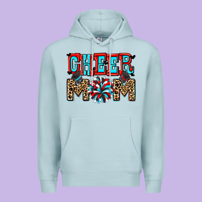 Cheer Mom Premium Hoodie Designed By Zillion Design Studio