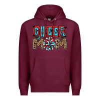 Burgundy Cheer mom Premium Hoodie - Zillion Design Studio