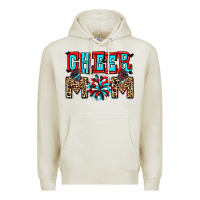 Oatmeal Heather Cheer mom Premium Hoodie - Zillion Design Studio