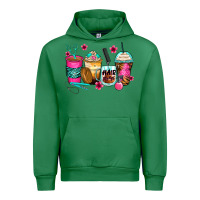 Emerald hairstylist coffee cups Urban Hoodie - Zillion Design Studio