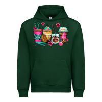 Forest Green hairstylist coffee cups Urban Hoodie - Zillion Design Studio