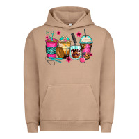 Pigment Burro hairstylist coffee cups Urban Hoodie - Zillion Design Studio