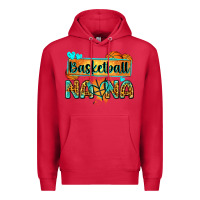 Cardinal basketball nana with leopard Premium Hoodie - Zillion Design Studio
