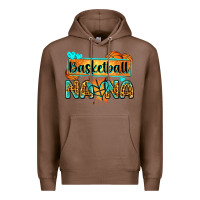 Chestnut basketball nana with leopard Premium Hoodie - Zillion Design Studio