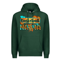 Sports Green basketball nana with leopard Premium Hoodie - Zillion Design Studio