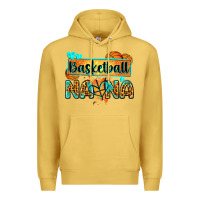 Antique Gold basketball nana with leopard Premium Hoodie - Zillion Design Studio