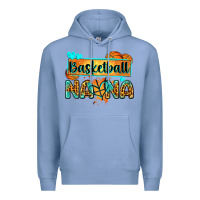 Colony Blue basketball nana with leopard Premium Hoodie - Zillion Design Studio
