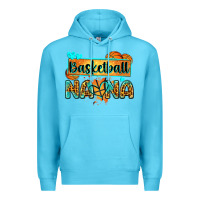 Ocean Blue basketball nana with leopard Premium Hoodie - Zillion Design Studio