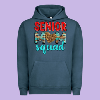 Senior Mom Squad Urban Hoodie Designed By Texasbilliewilder