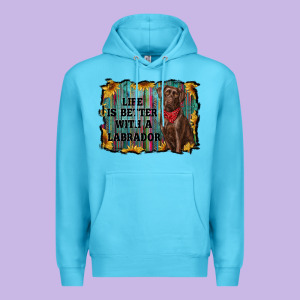 Life Is Better With A Labrador Premium Hoodie Designed By Ranaportraitstore