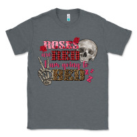 Charcoal Heather Valentine's Day Roses Are Red I Am Going To Bed Classic Tee - FaDigitalArtStudio