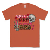 Copper Valentine's Day Roses Are Red I Am Going To Bed Classic Tee - FaDigitalArtStudio