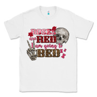White Valentine's Day Roses Are Red I Am Going To Bed Classic Tee - FaDigitalArtStudio