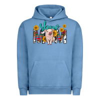Pigment Pebble Blue show mom mothers day Urban Hoodie - texasbilliewilder