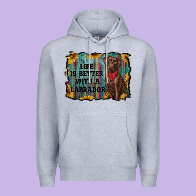 Life Is Better With A Labrador Premium Hoodie Designed By Ranaportraitstore