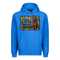 True Royal life is better with a labrador Premium Hoodie - RanaPortraitStore