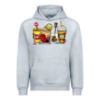 Heather Grey bus driver coffee cups Urban Hoodie - Zillion Design Studio