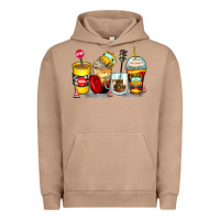 Pigment Burro bus driver coffee cups Urban Hoodie - Zillion Design Studio