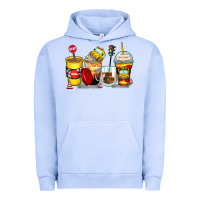 Pigment Grape Ice bus driver coffee cups Urban Hoodie - Zillion Design Studio