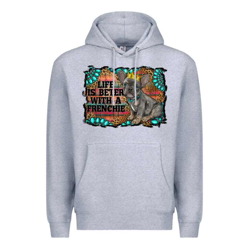 Life Is Better With A Frenchie Premium Hoodie by RanaPortraitStore | Teevron