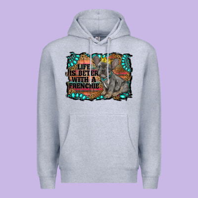 Life Is Better With A Frenchie Premium Hoodie Designed By Ranaportraitstore