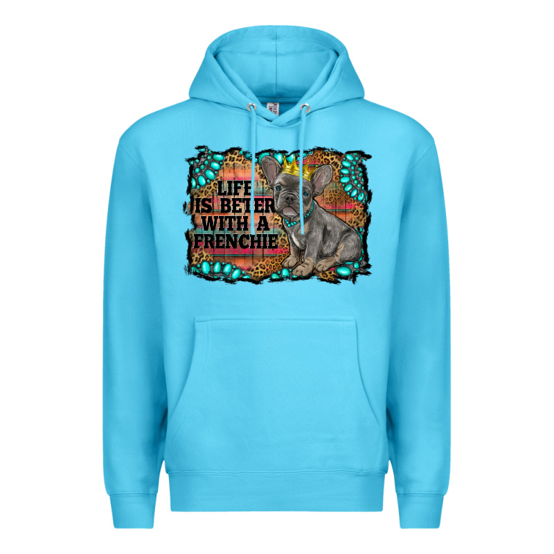 Life Is Better With A Frenchie Premium Hoodie by RanaPortraitStore | Teevron