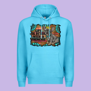 Life Is Better With A Frenchie Premium Hoodie Designed By Ranaportraitstore