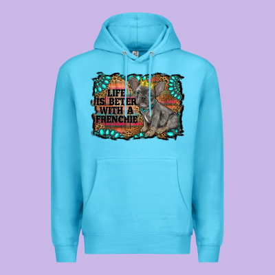 Life Is Better With A Frenchie Premium Hoodie Designed By Ranaportraitstore