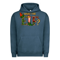 Pigment Midnight Navy whar the elf  christmas Urban Hoodie - RanaPortraitStore