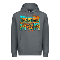 Rock basketball mom with leopard Premium Hoodie - Zillion Design Studio