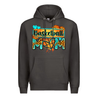 Smoke basketball mom with leopard Premium Hoodie - Zillion Design Studio